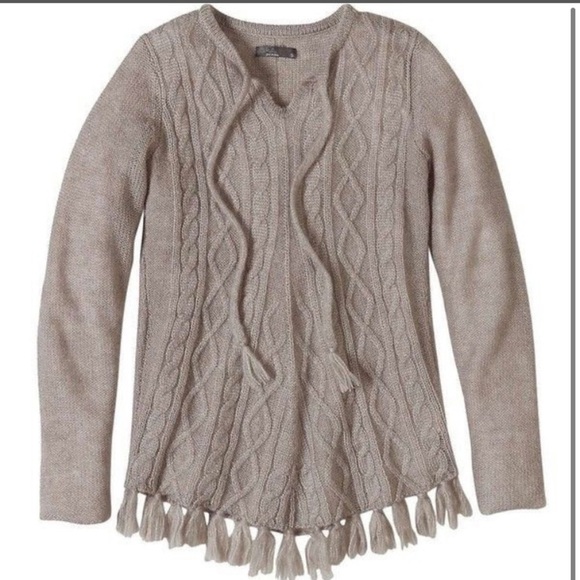 Prana Shelby Wool Blend Sweater Heathered Knit - Picture 2 of 10